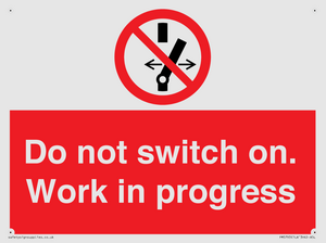 Do not switch on. Work in progress